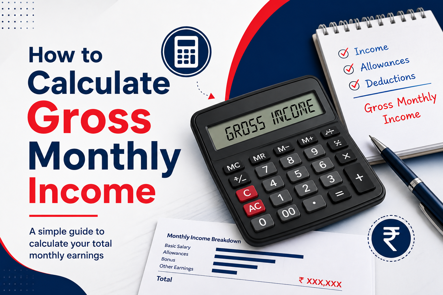 How To Calculate Gross Monthly Income